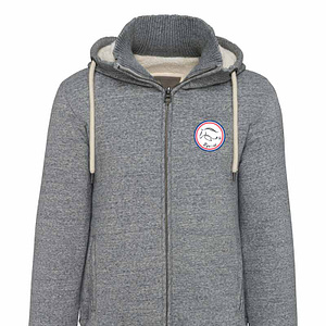 ELIOS - Veste-Sweat zippé intérieur sherpa brodé par Equid France